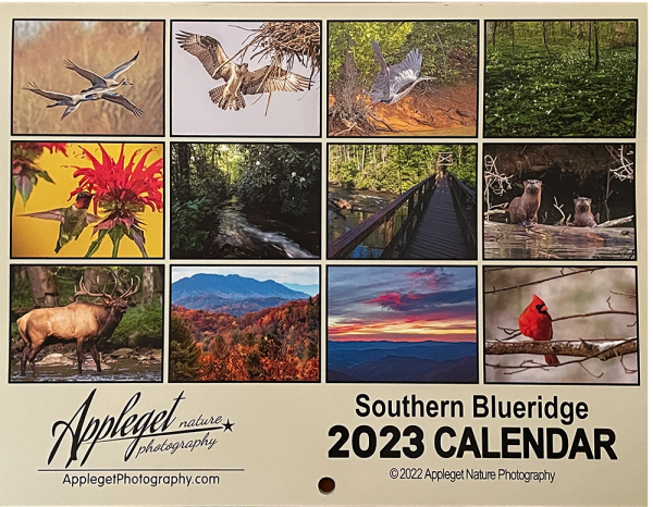 2023 Southern Blueridge Calendar image of back cover